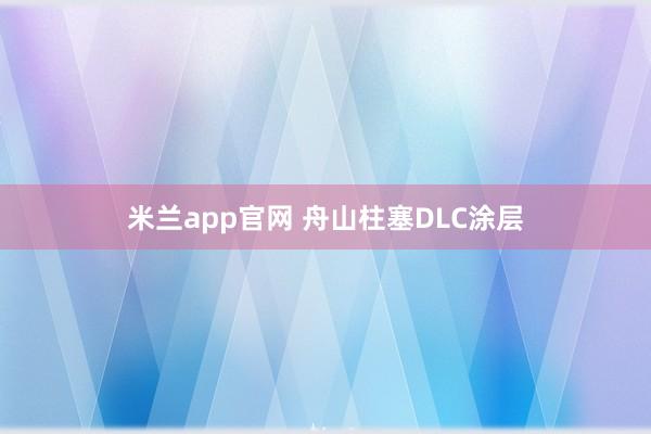 米兰app官网 舟山柱塞DLC涂层