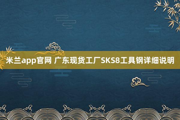 米兰app官网 广东现货工厂SKS8工具钢详细说明
